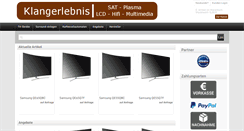 Desktop Screenshot of klangerlebnis.net